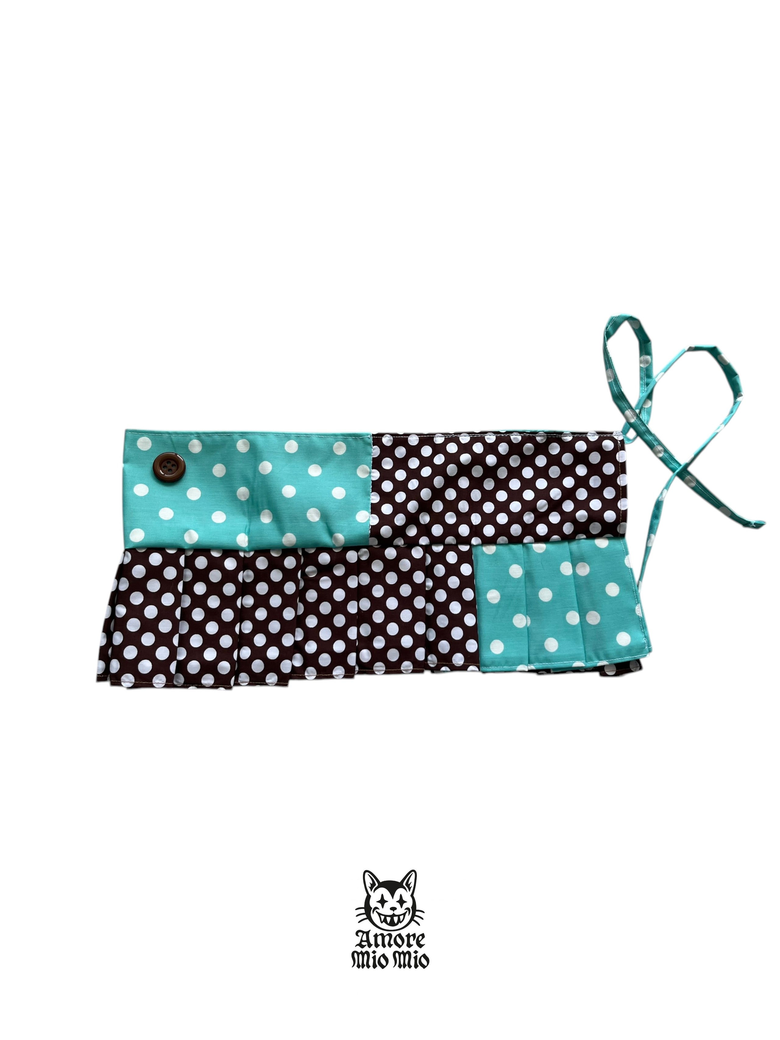 Mini falda lunares