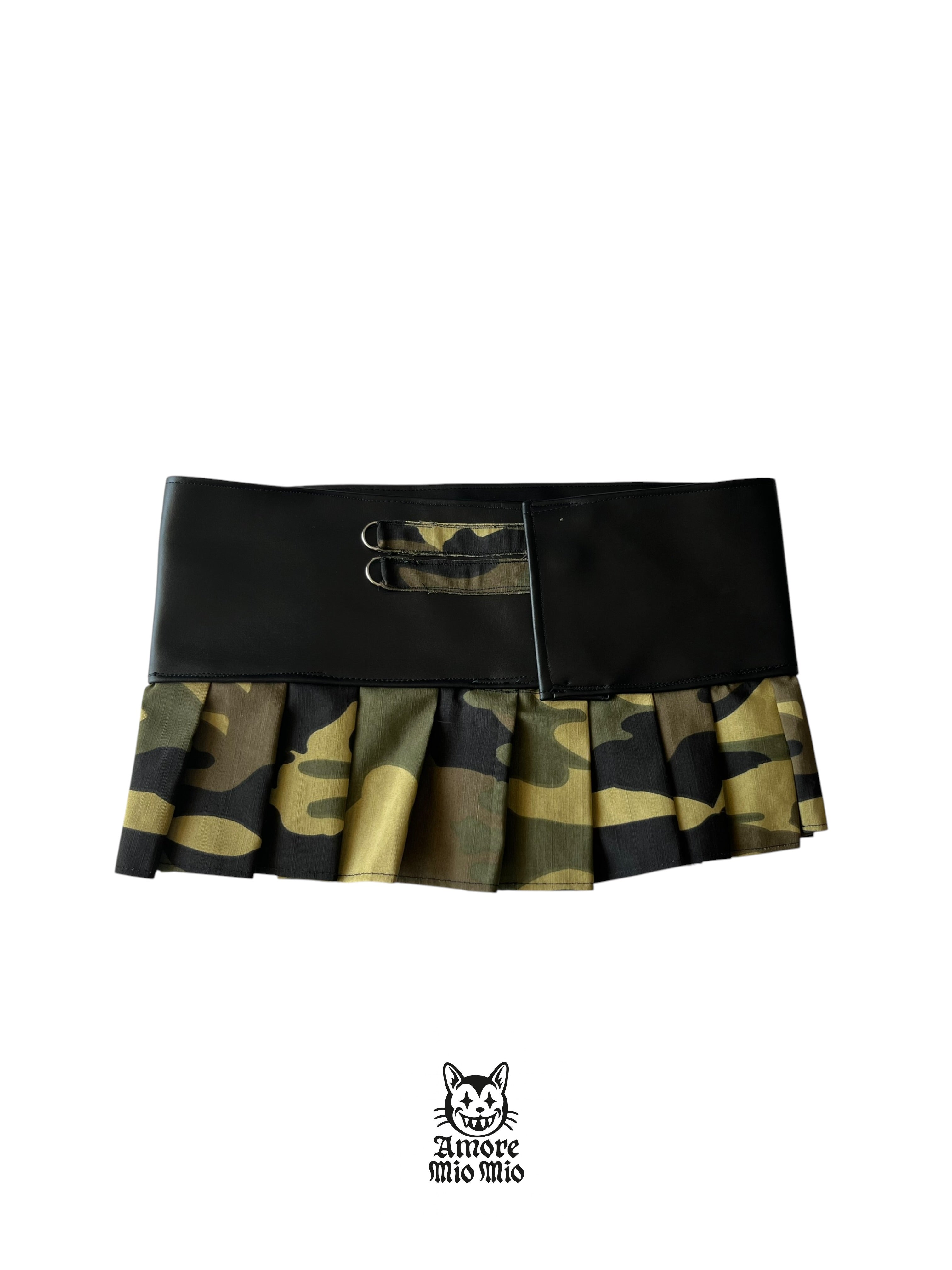 Military mini skirt