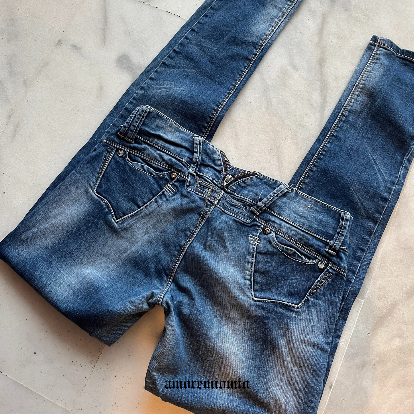 Vintage Low Rise Denim Pants