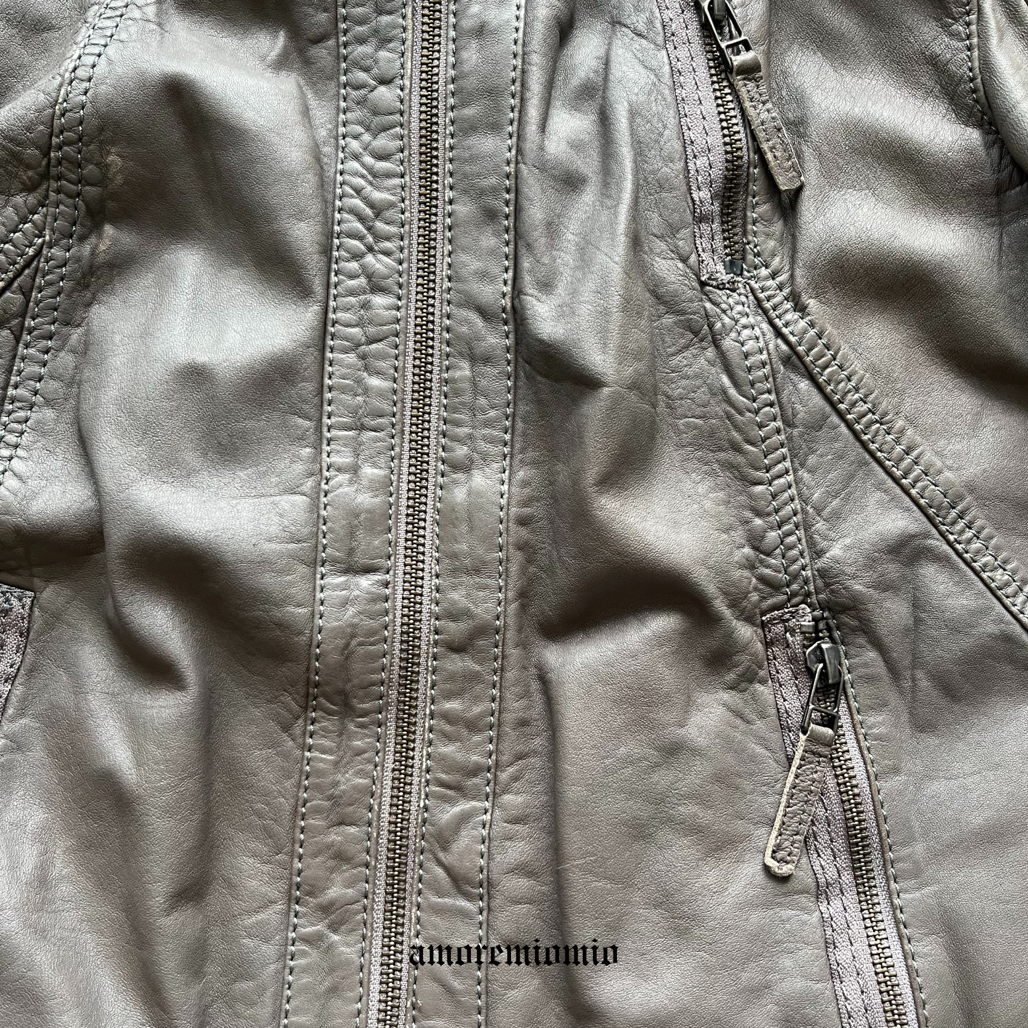 Short Sleeve Faux Leather Jacket