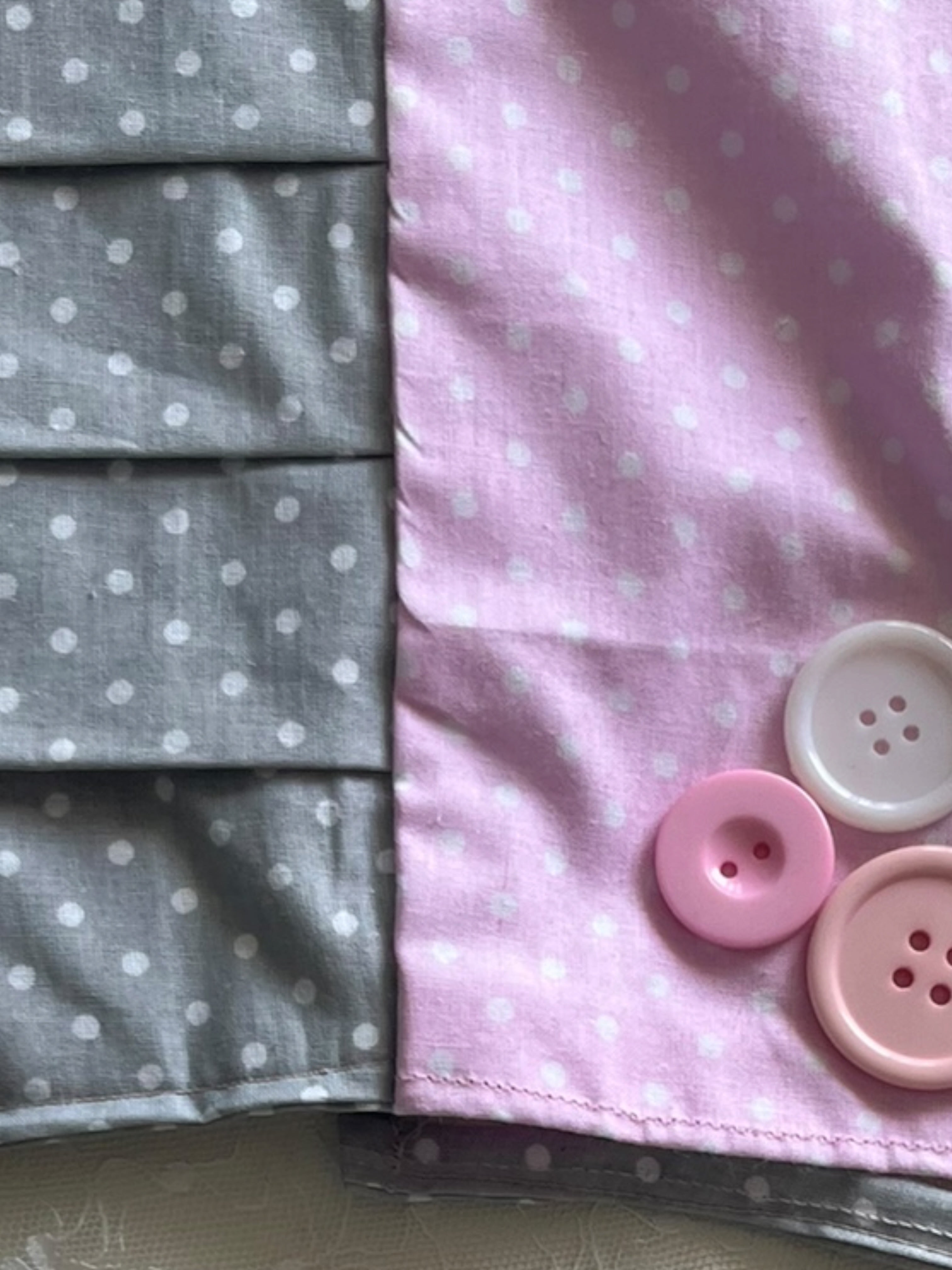 Polka dot mini skirt