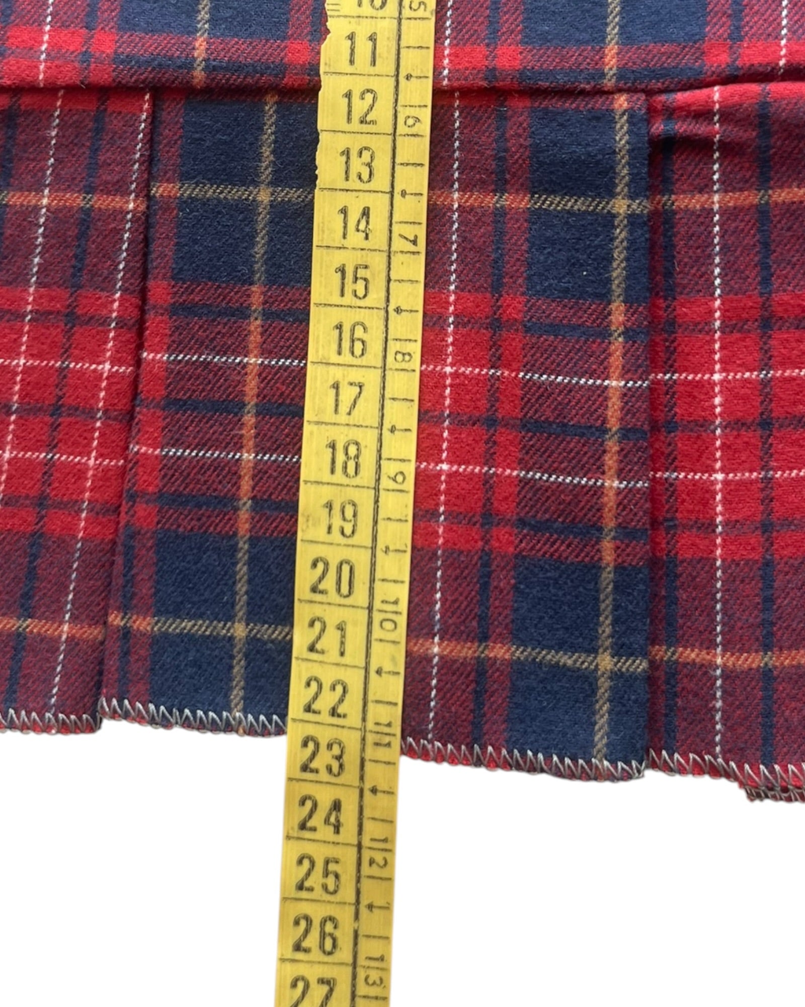 Butterfly Polka Dot & Plaid Mini Skirt