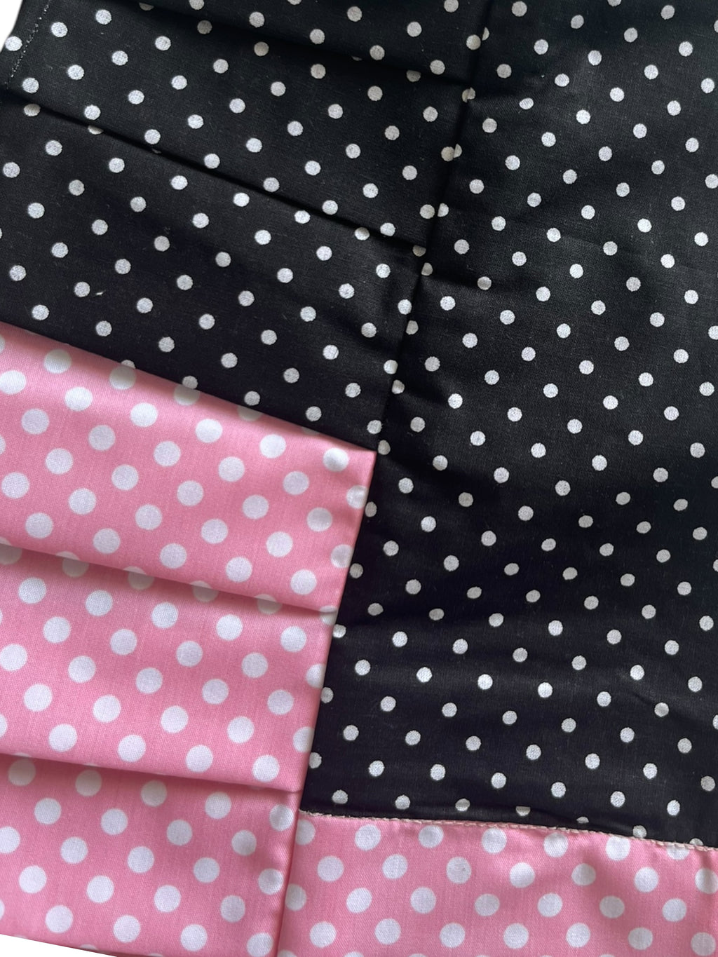polka dot mini skirt with buttons