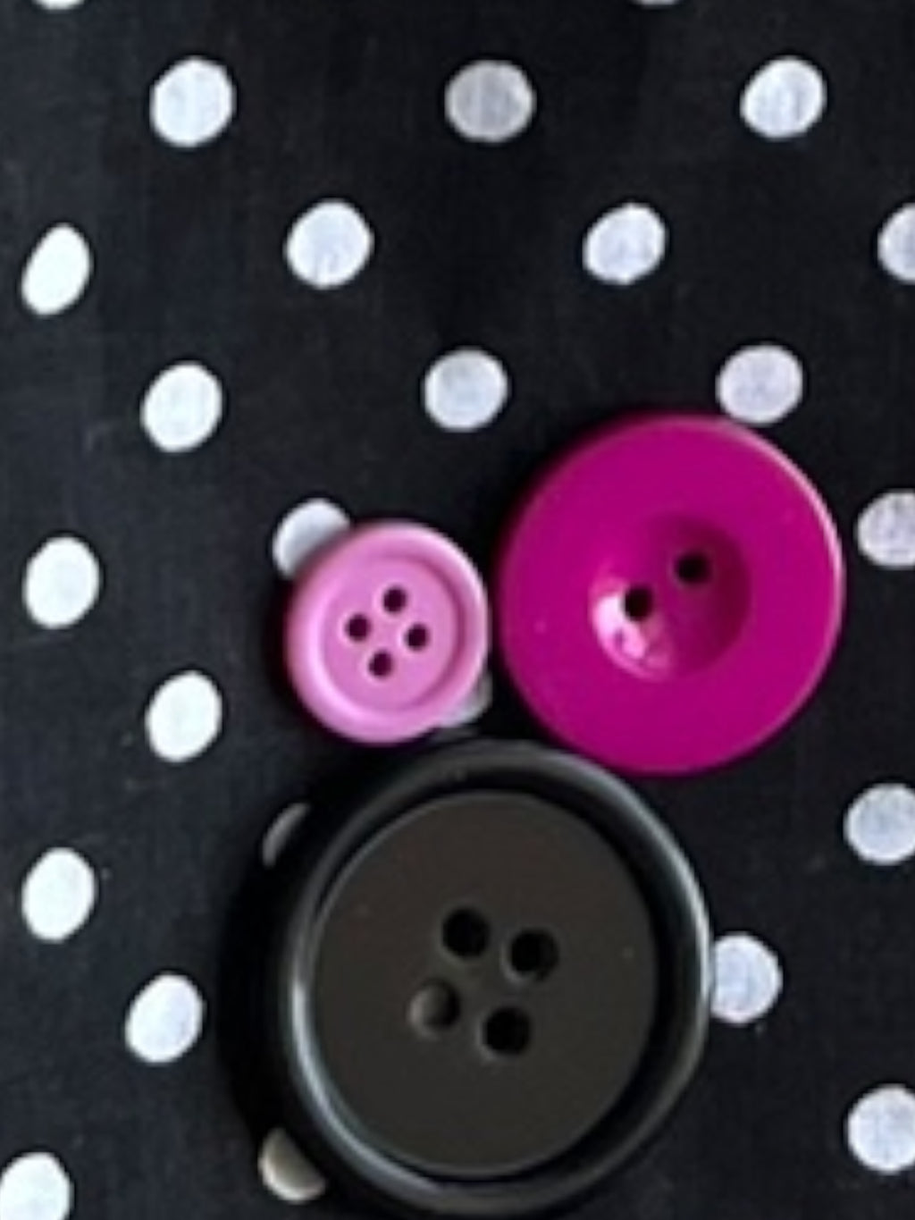 polka dot mini skirt with buttons