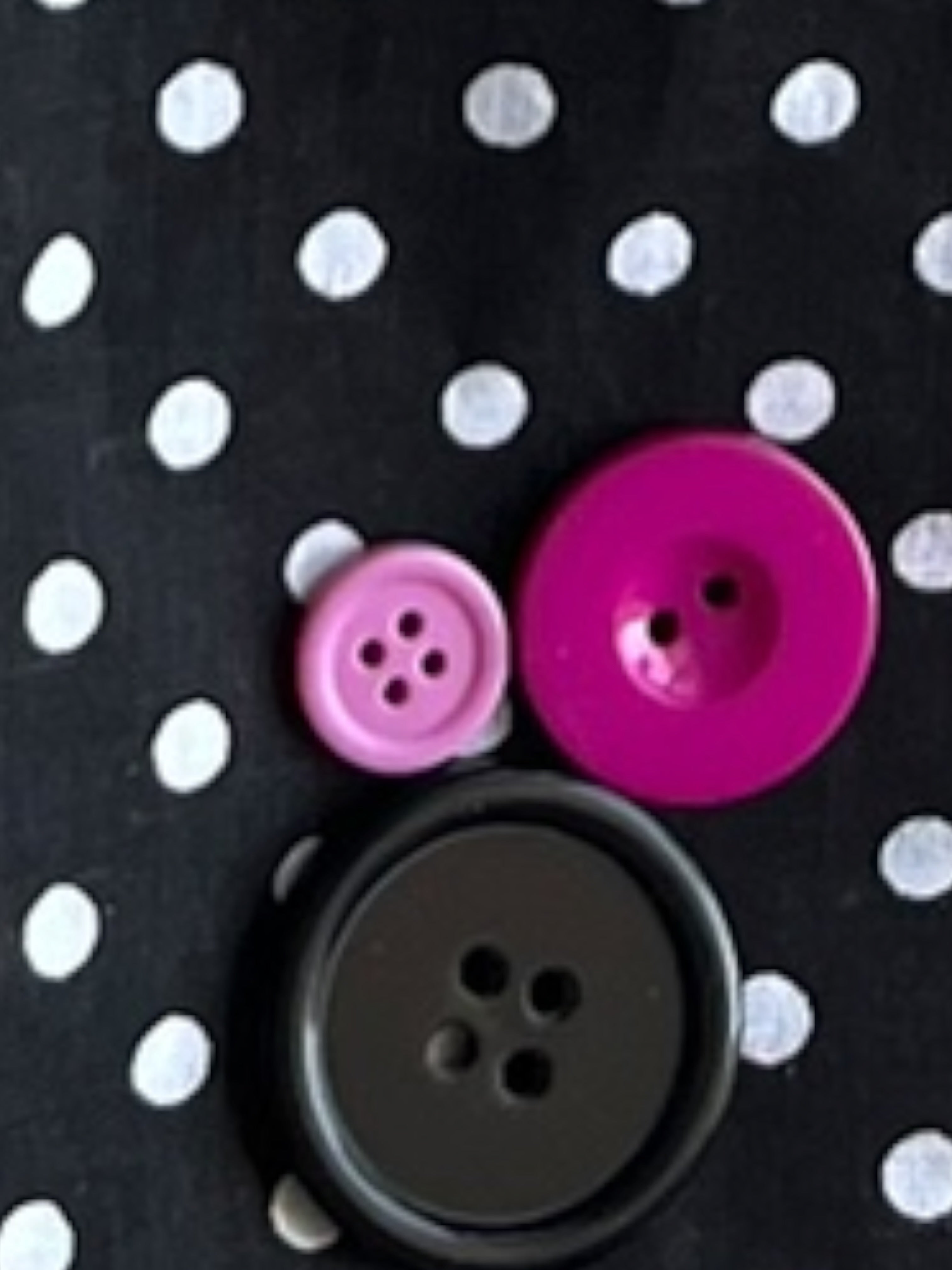 polka dot mini skirt with buttons