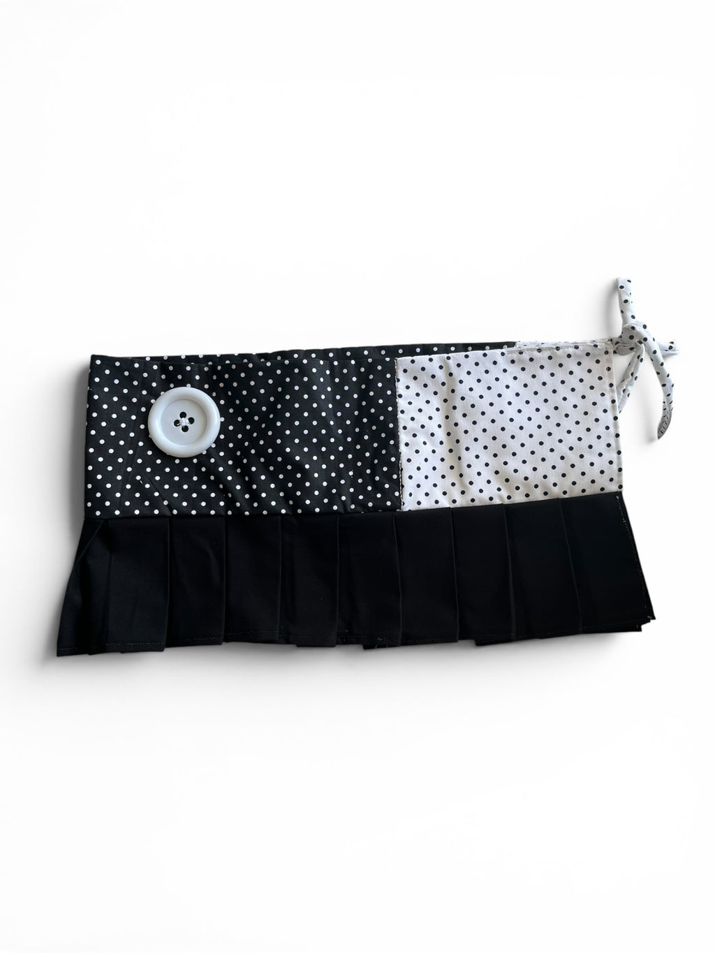 Mini skirt lunares negros y blancos