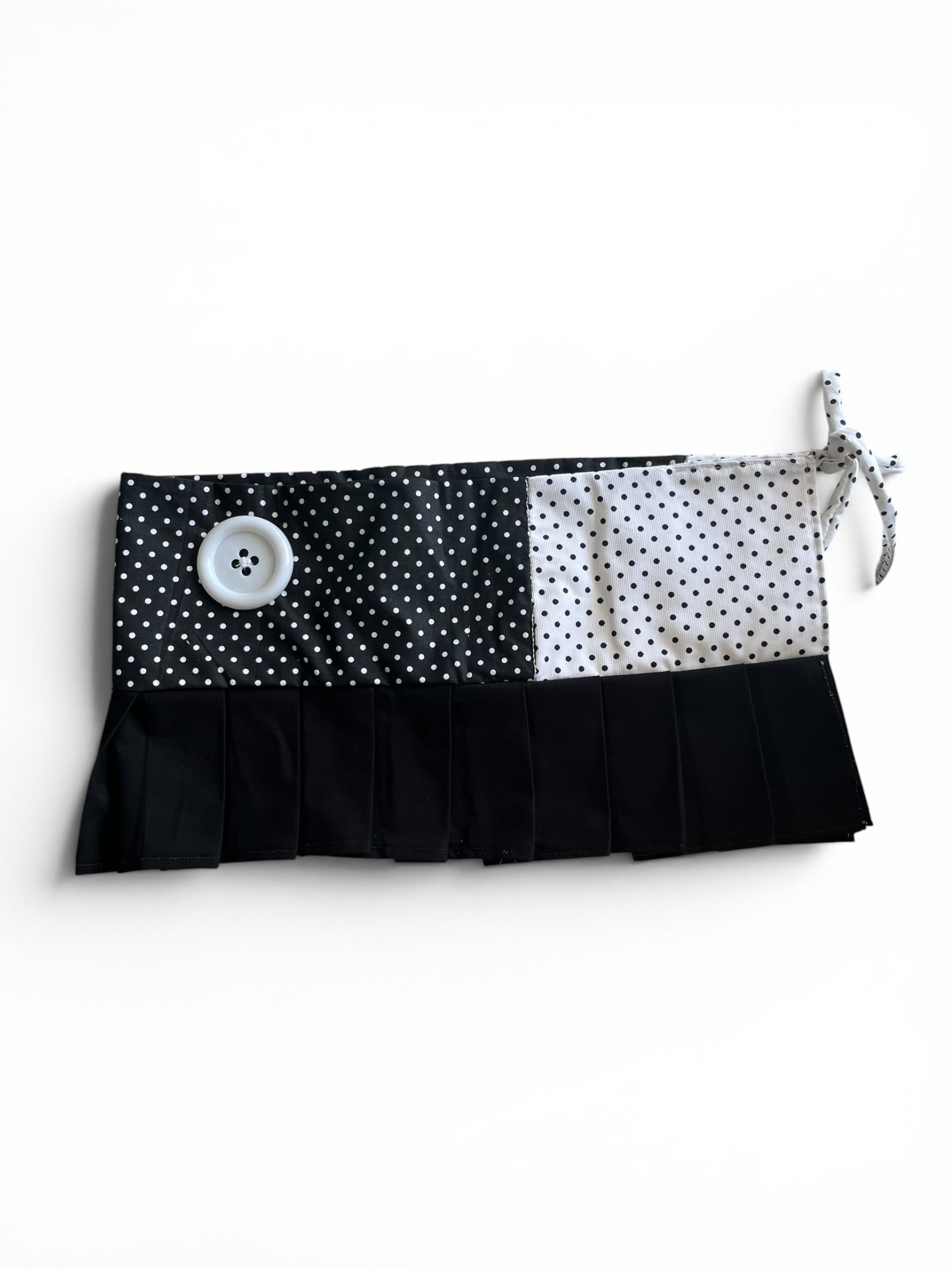 Mini skirt lunares negros y blancos