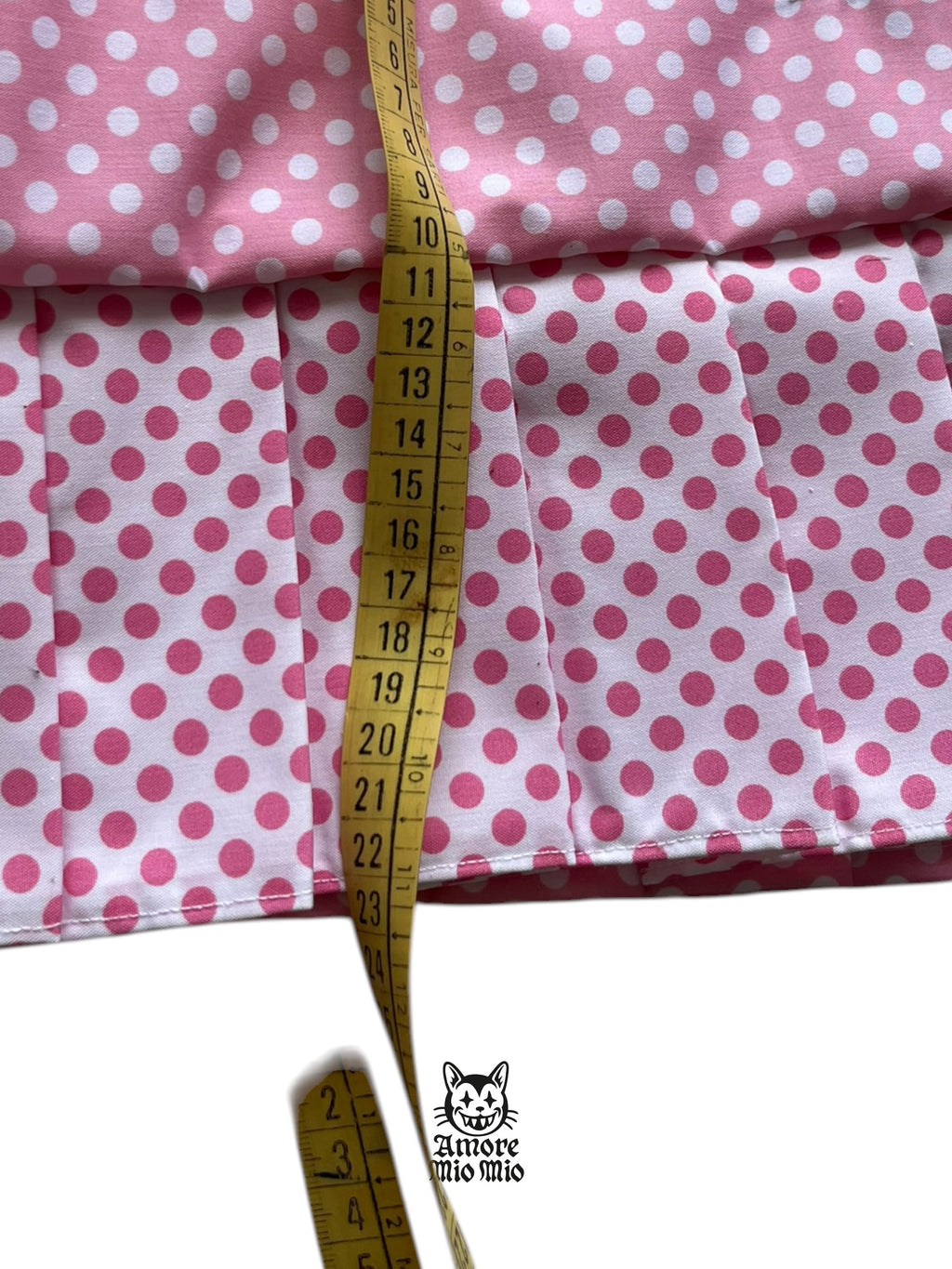 polka dot mini falda