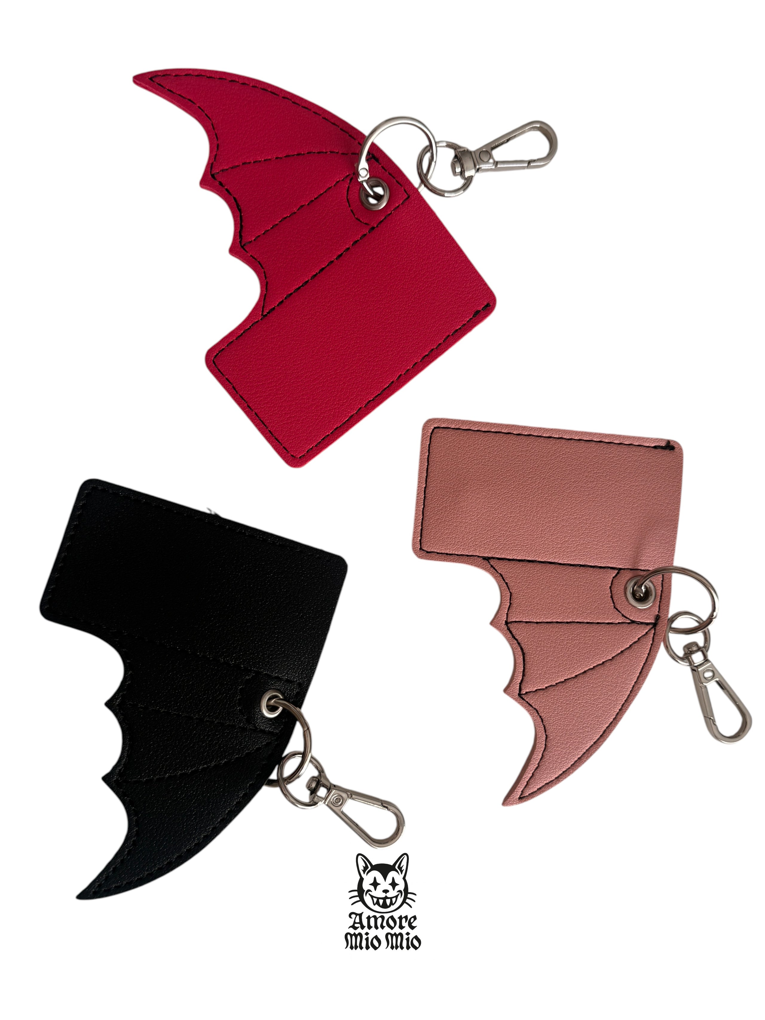 Funda de Mechero Murciélago – Llavero de Piel Sintética