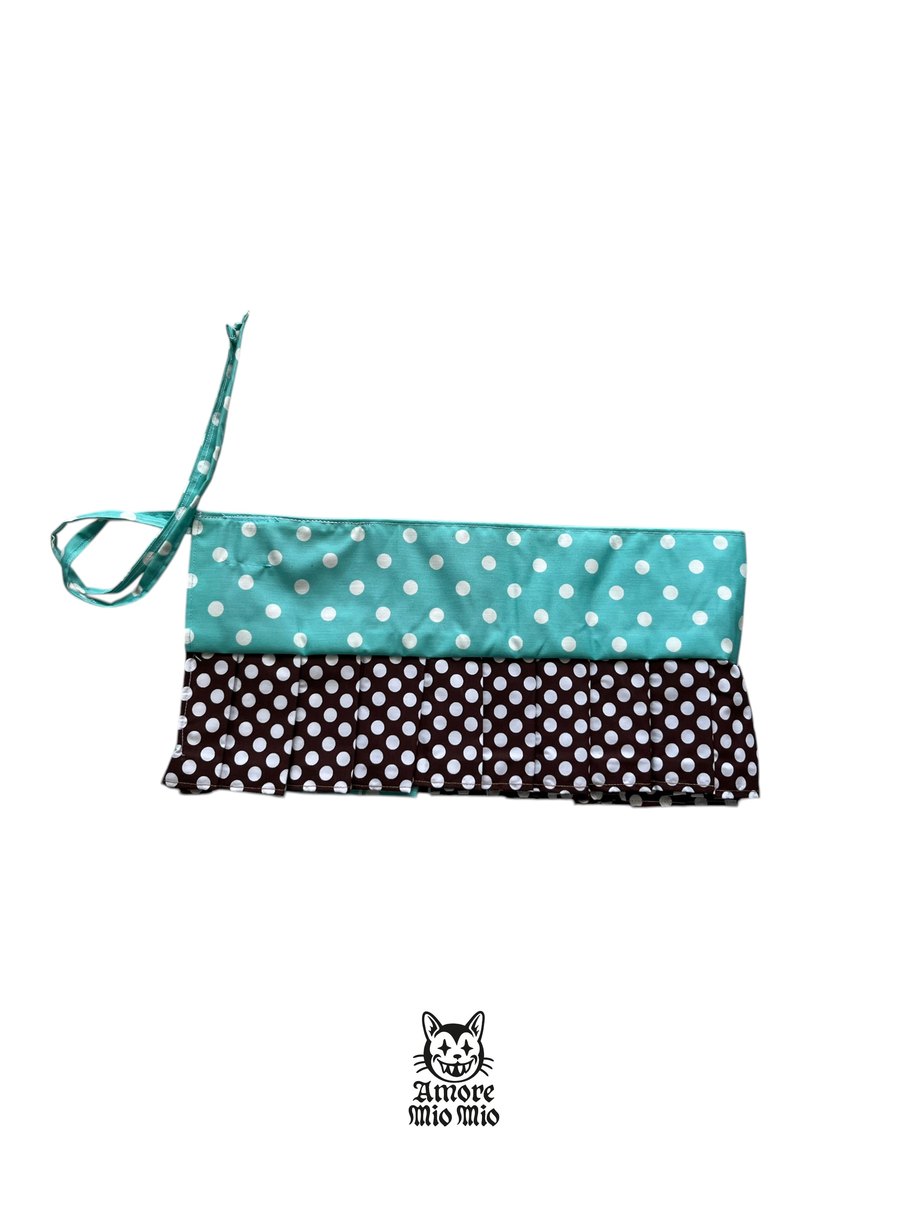Mini falda lunares