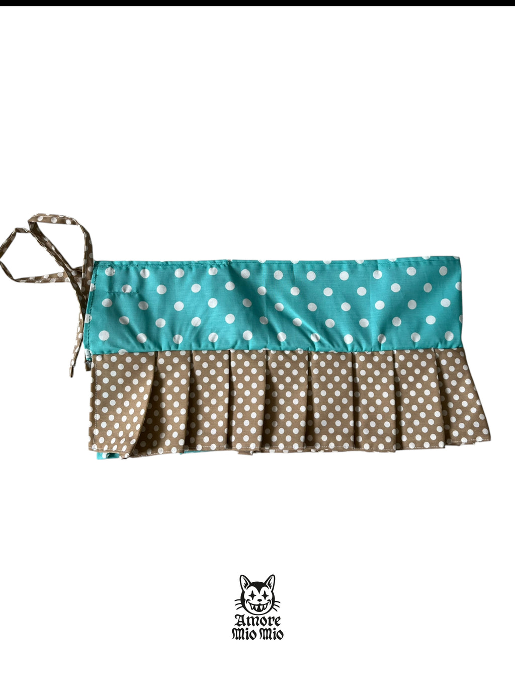 polka dot mini skirt
