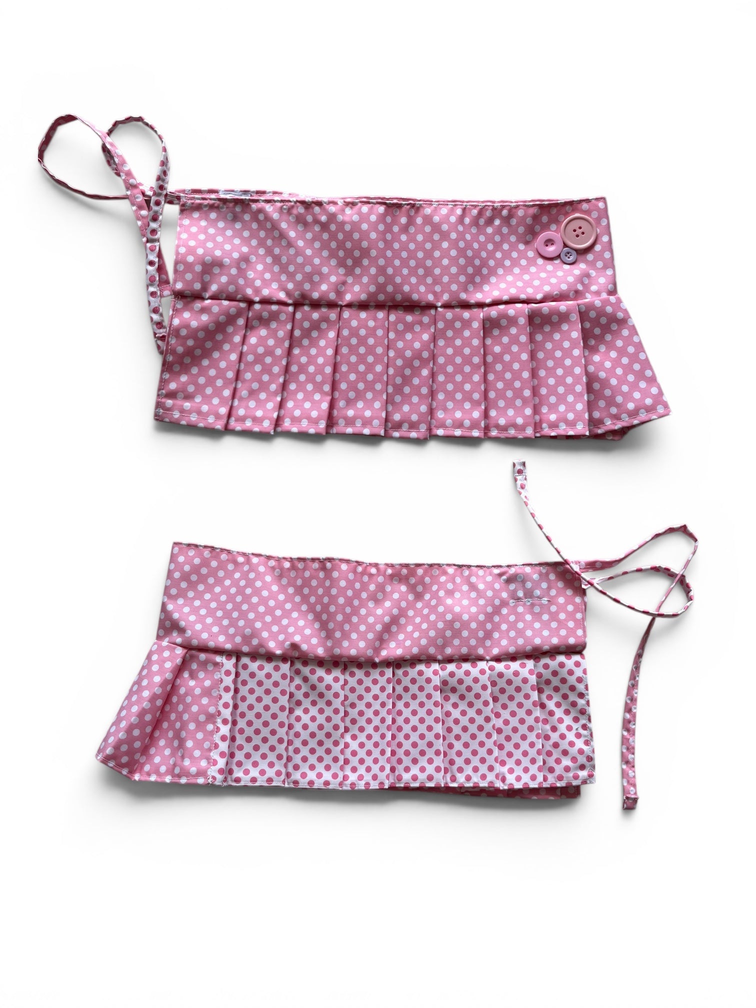 polka dot mini falda