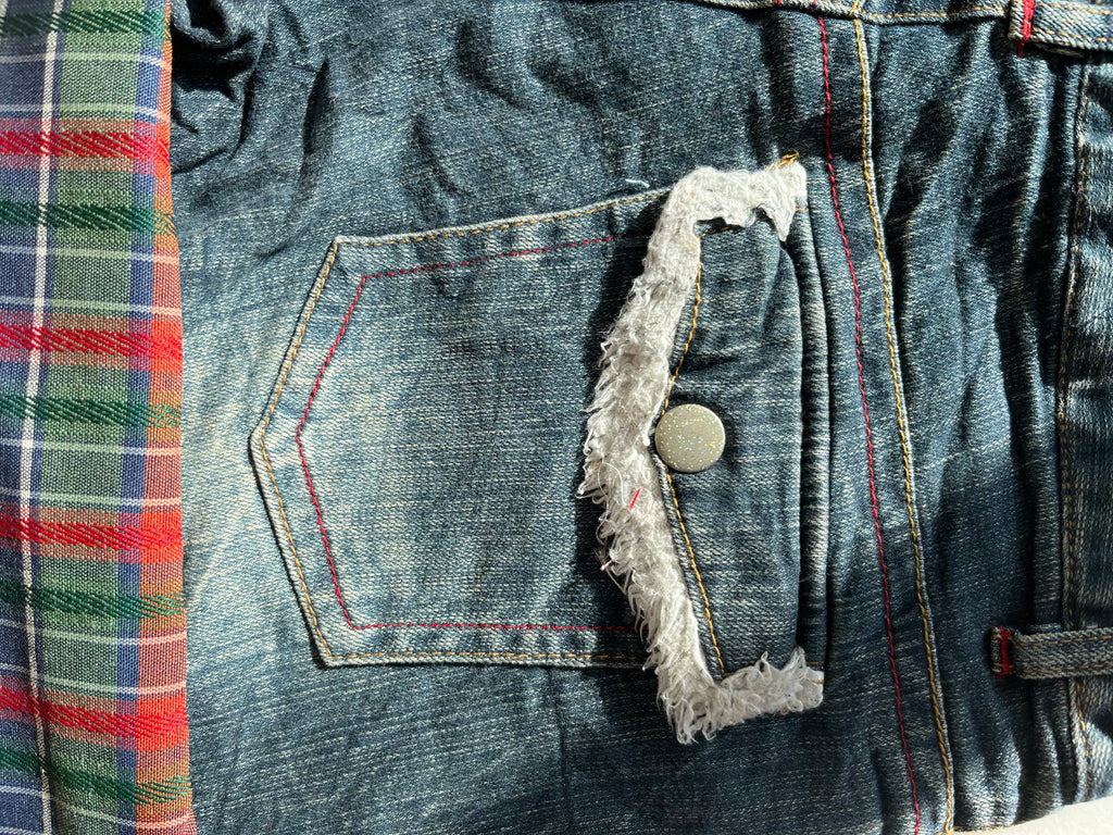 mini shorts con cuadros alternativos