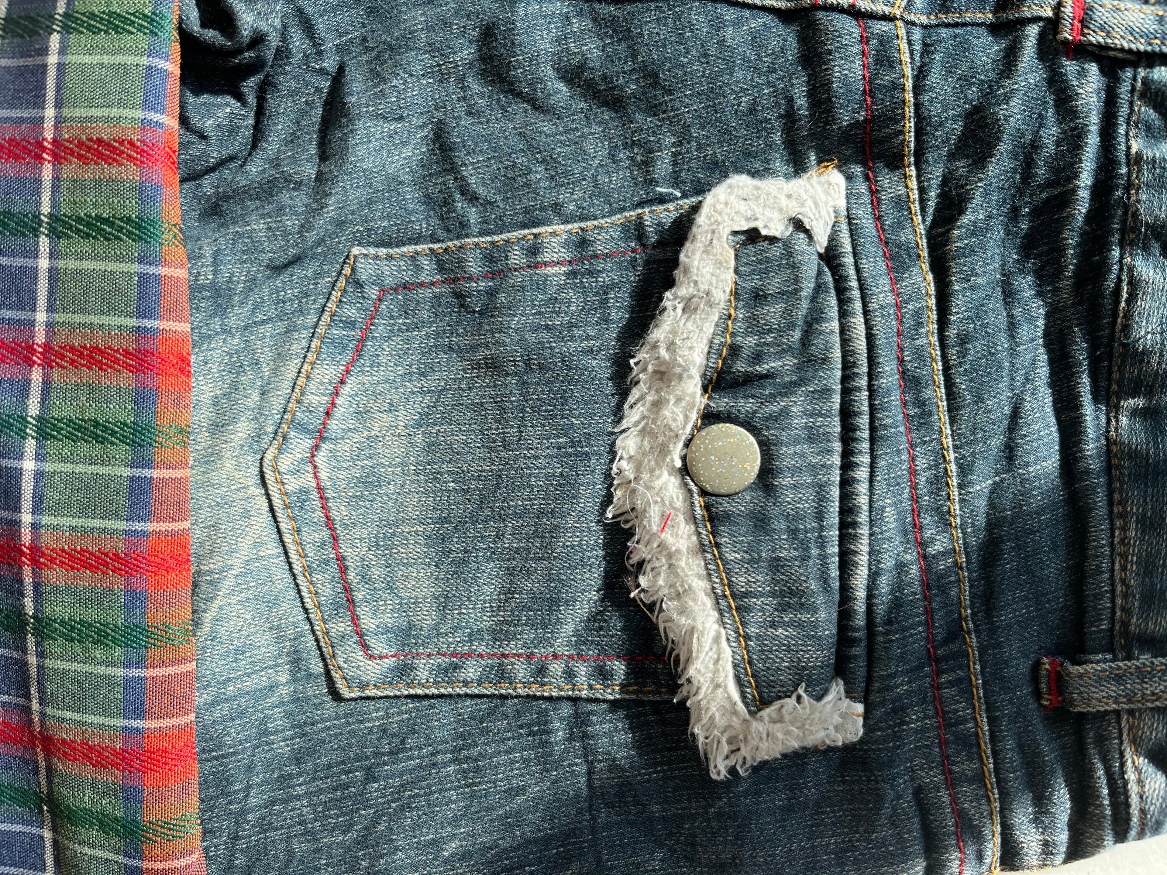 mini shorts con cuadros alternativos