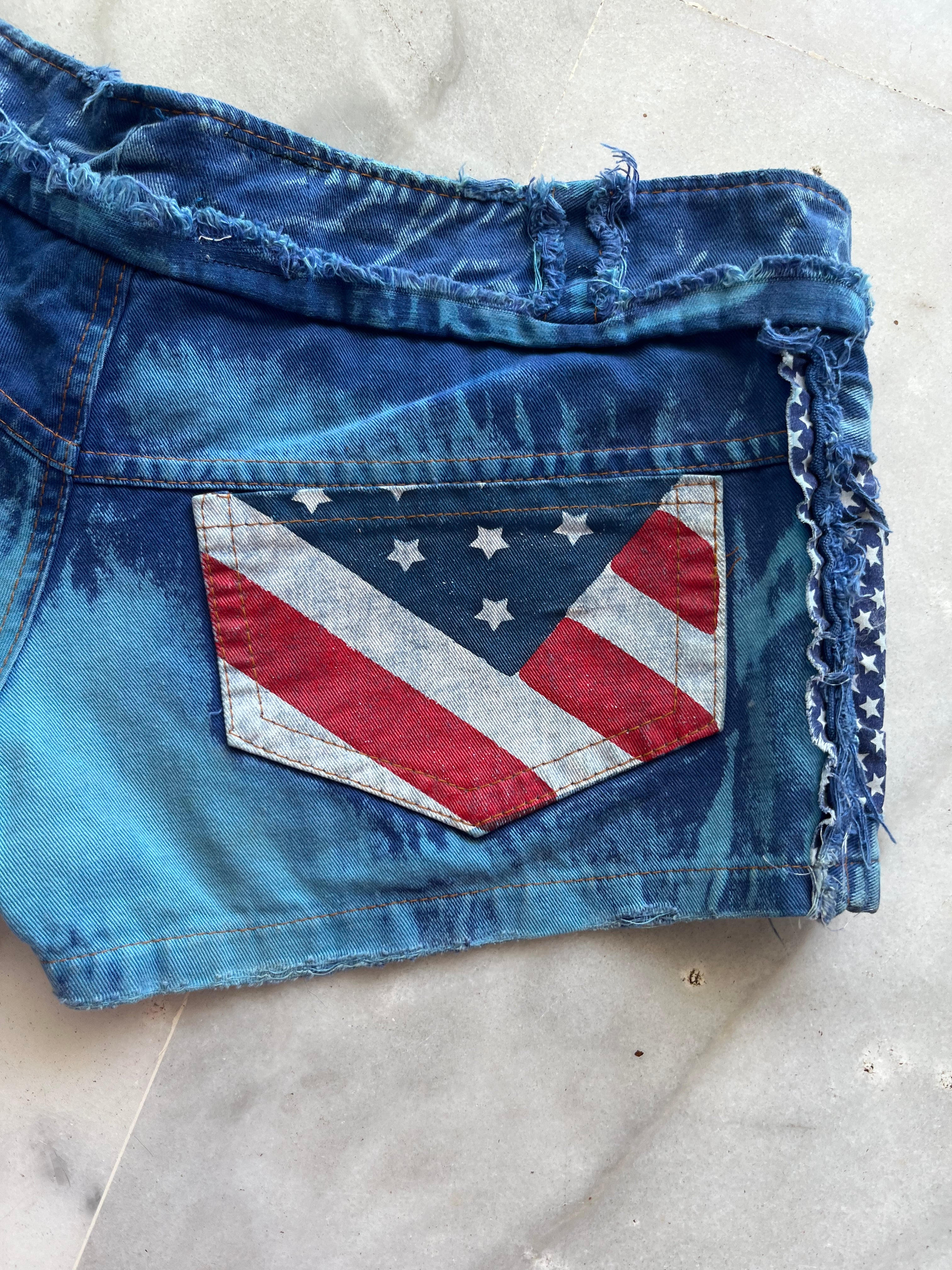 mini shorts america vintage