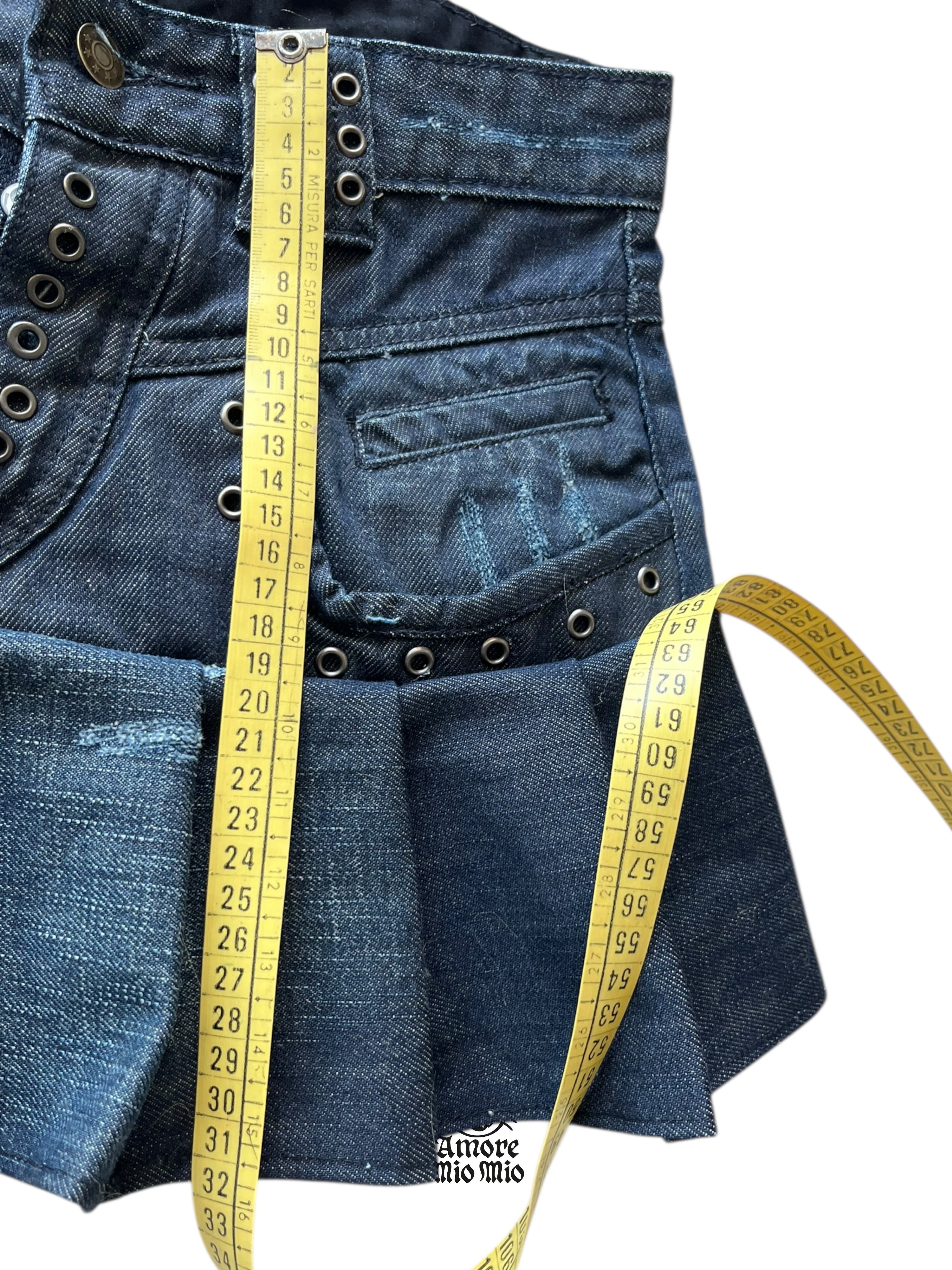 falda vaquera tachuelas