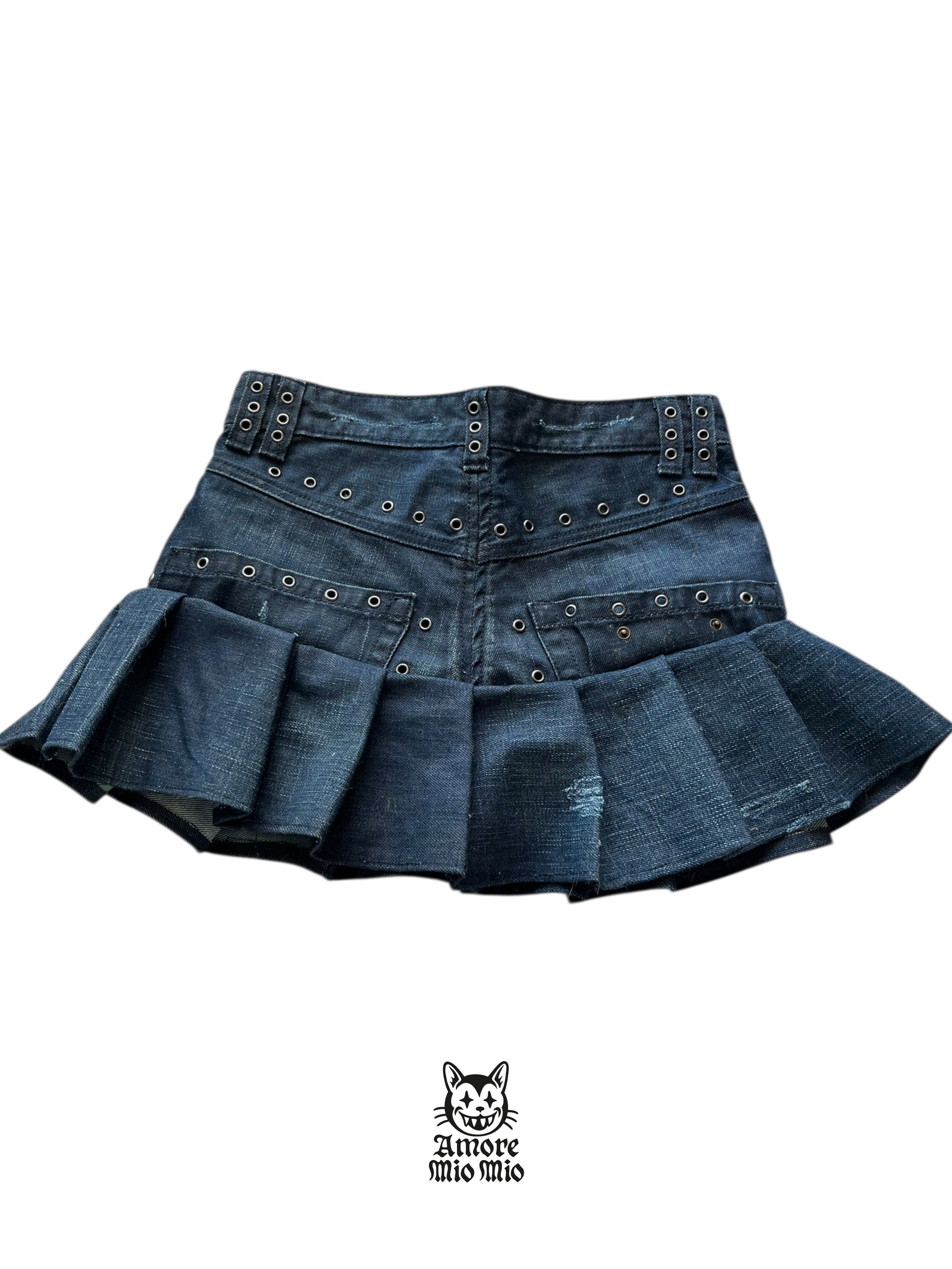 falda vaquera tachuelas