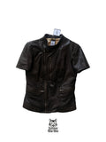 Short Sleeve Leather Jacket