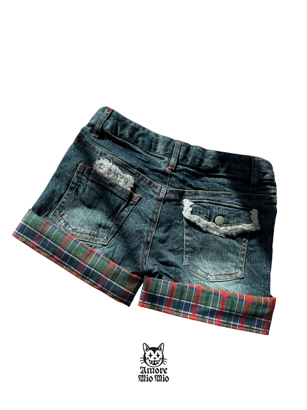 mini shorts con cuadros alternativos